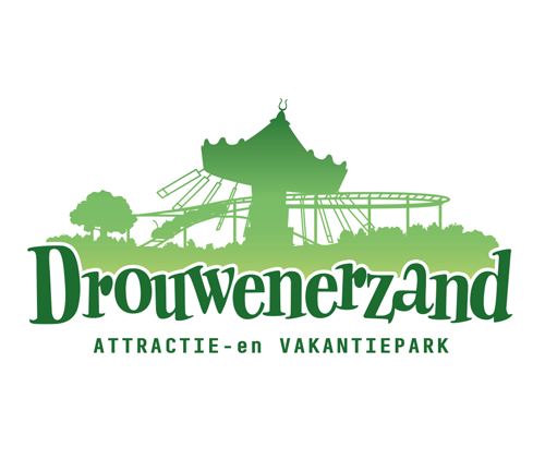 logo DZ in wit vlak Attractiepark drouwenerzand